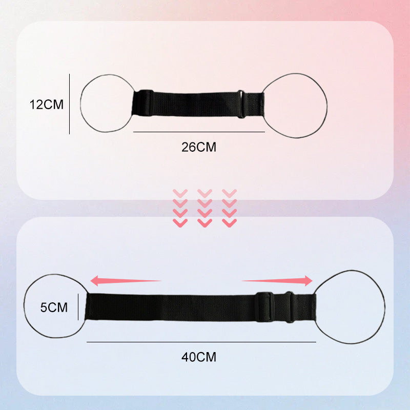 2-Pack Adjustable Luggage Connector Straps