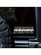 Christian Vinyl Car Sticker — 'The Way, The Truth, The Life'