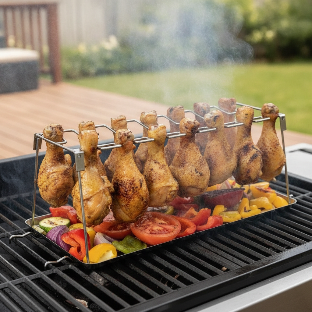 Stainless Steel Chicken Drumstick Rack