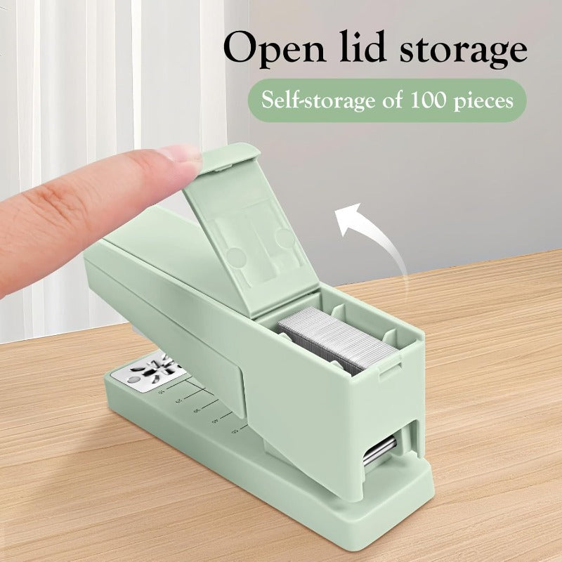 Rotating Office Stapler — Desktop Staple Tool