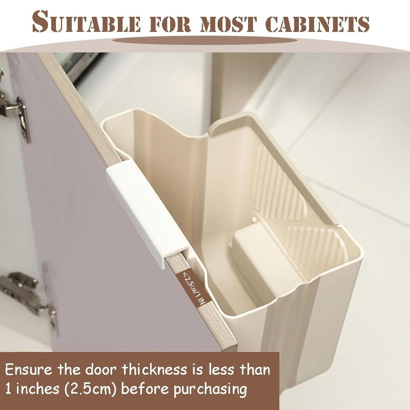 Space-Saving Collapsible Waste Bin — Foldable Trash