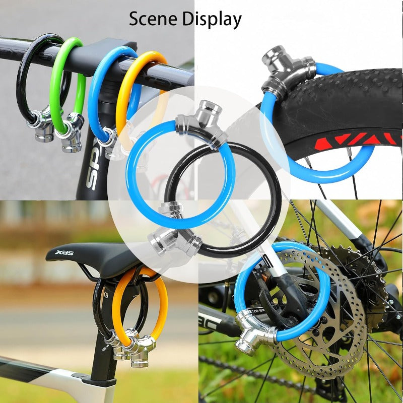Chainable Anti-Theft Cable Lock — Bike & Gear