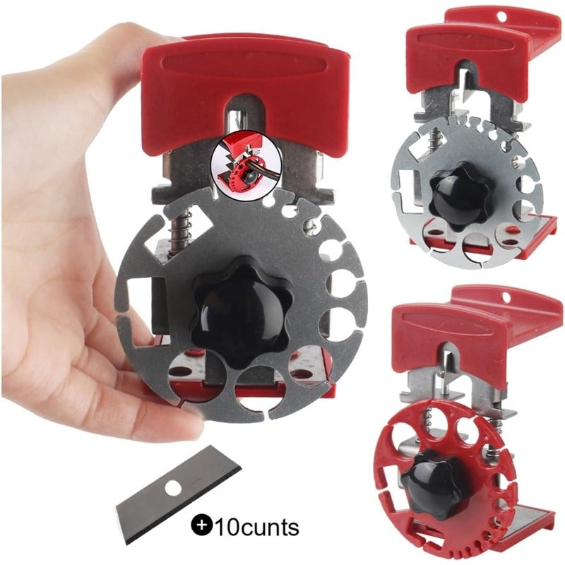 Adjustable Manual Wire Stripper — Multi-Gauge Cable Tool