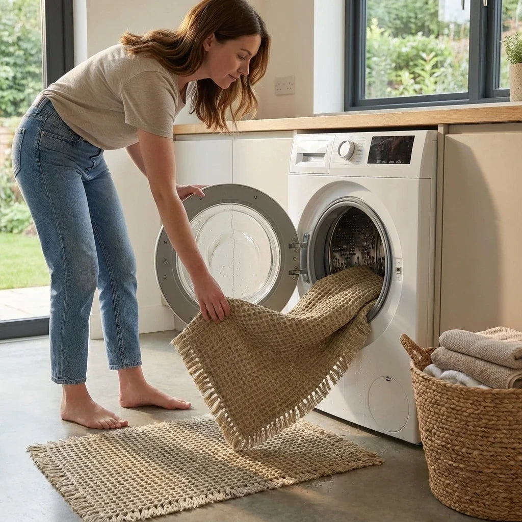 QuickDry Waffle Bath Mat - Super Absorbent