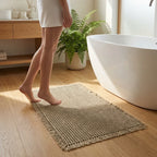 QuickDry Waffle Bath Mat - Super Absorbent