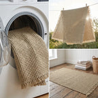 QuickDry Waffle Bath Mat - Super Absorbent