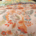 Bohemian Bloom Cotton Couch Cover Boho Throw Blanket Sofa Protector Reversible Home Decor Farmhouse Style - View 5
