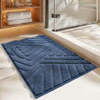 Nordic Comfort Plush Bath Mat — Non Slip Bathroom Rug, Luxury Shag Floor Mat, Absorbent Shower Mat, Scandinavian Bath Decor - View 6