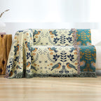 Cotton Throw Blanket Reversible Bird — Sofa Cover, Decorative Blanket, Farmhouse Throw, Living Room Accent - View 6