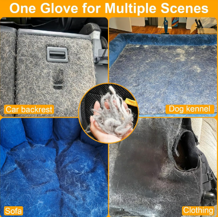Pet Hair Remover Electrostatic Gloves