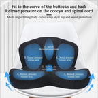 Non-Slip Memory Foam Car Seat Cushion — Ergonomic
