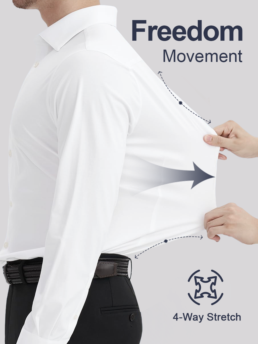 Men's Stretch Iron-Free Casual Shirts
