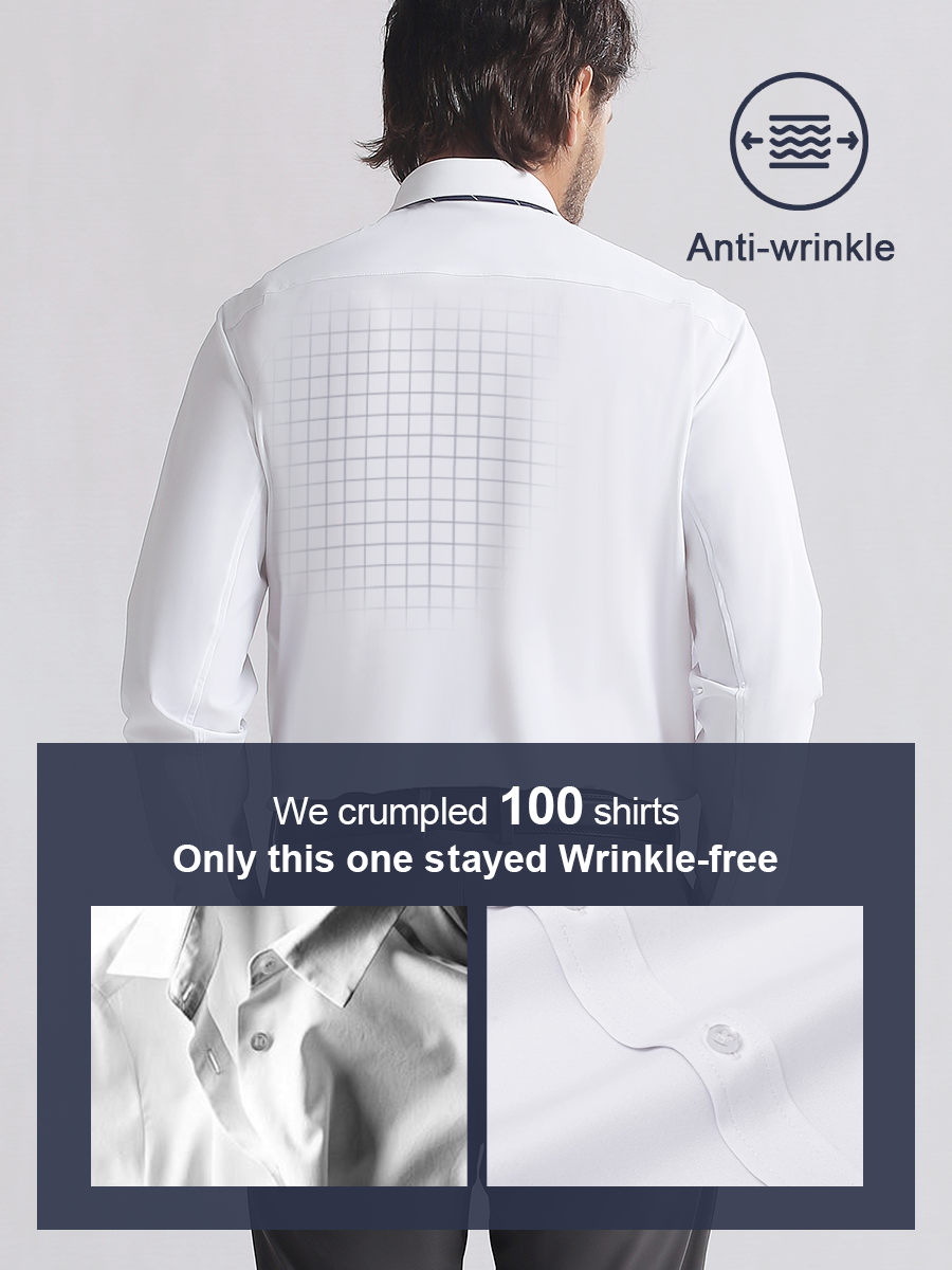 Men's Stretch Iron-Free Casual Shirts