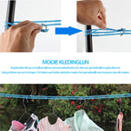 Windproof Non-Slip Clothesline - Outdoor Drying Line