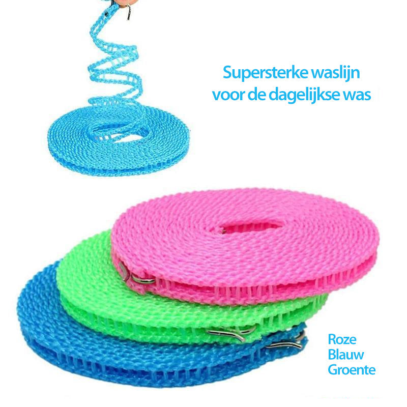 Windproof Non-Slip Clothesline - Outdoor Drying Line