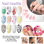 12-Color Nail Art Pens Set