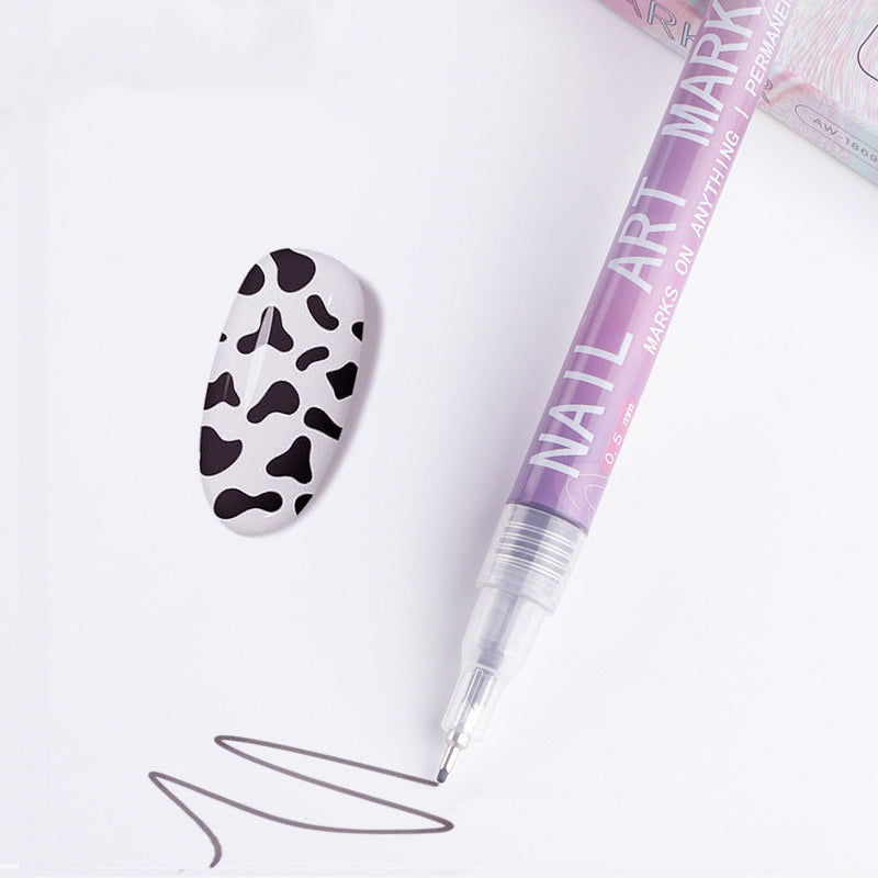 12-Color Nail Art Pens Set