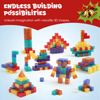 Magnetic Building Block Set STEM Construction Toy Kids Educational Tiles Creative Stacking Preschool Learning - View 5