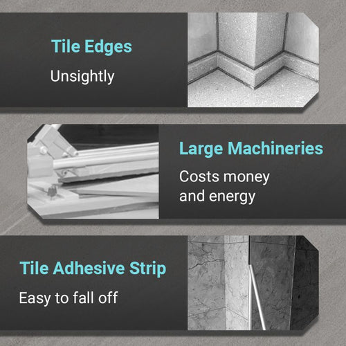 Angle Grinder Stand for 45° Tile Chamfer Cutting