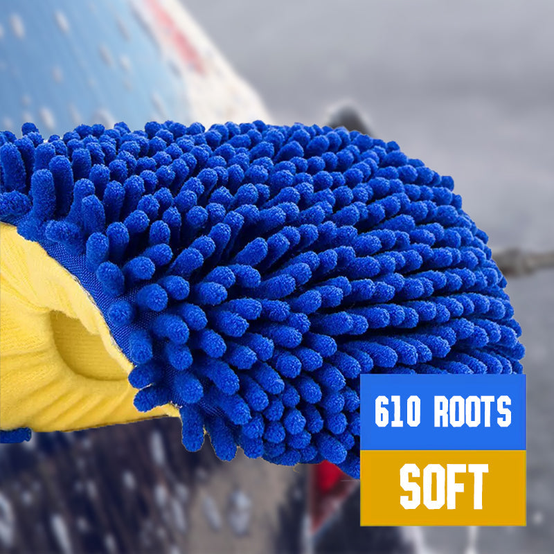 Aluminum Telescopic Car Wash Mop — Microfiber Head