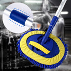 Aluminum Telescopic Car Wash Mop — Microfiber Head