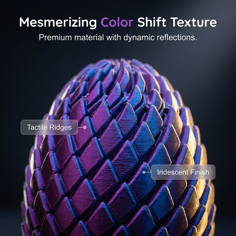3D-Printed Dragon Egg Figurine — Twist Fidget