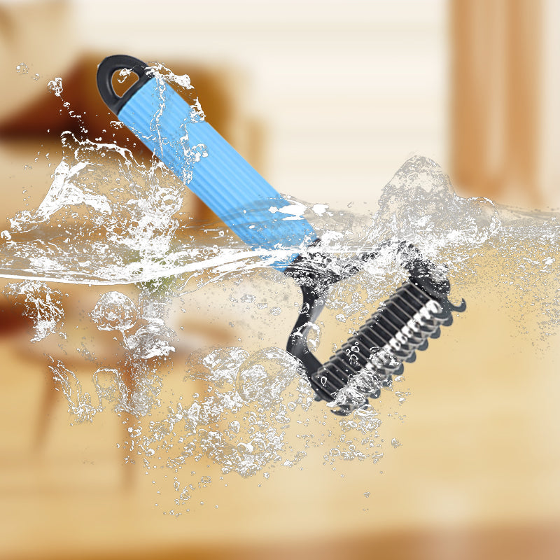 Double-Sided Pet Grooming Brush — Deshedding Tool