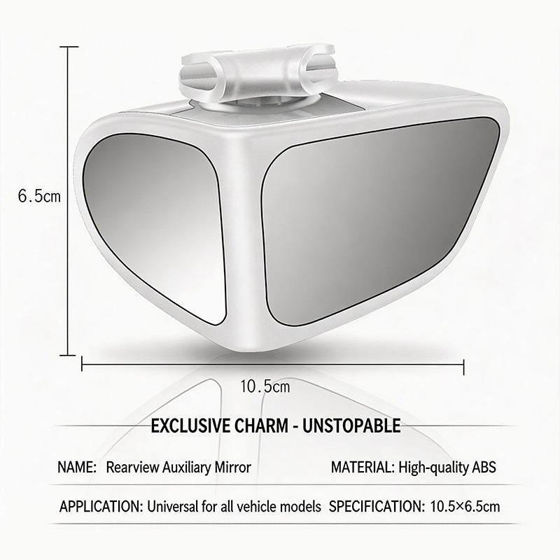 Dual-Lens 360° Adjustable Blind Spot Mirror