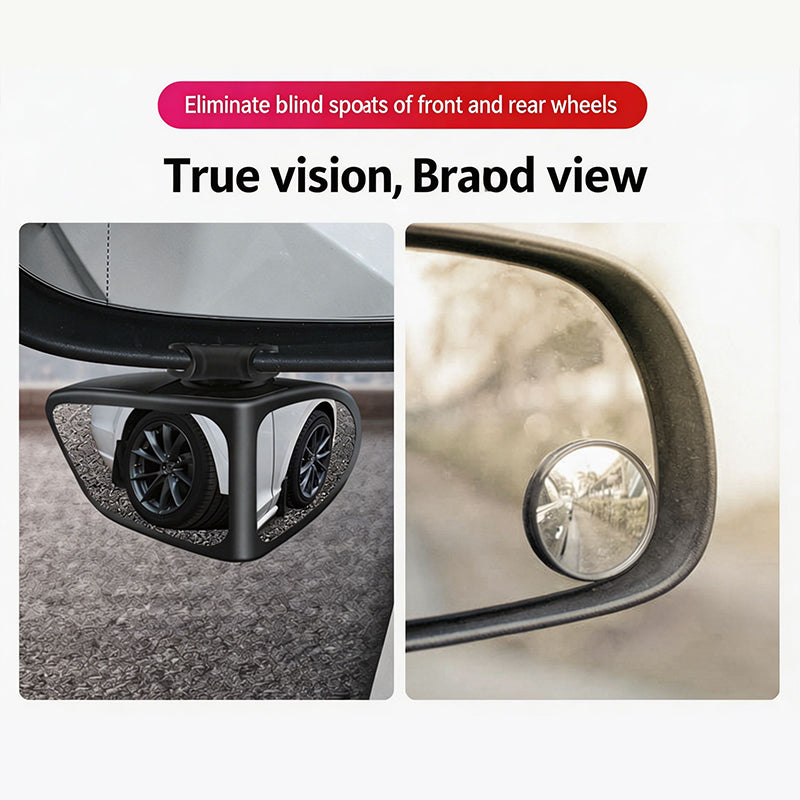 Dual-Lens 360° Adjustable Blind Spot Mirror