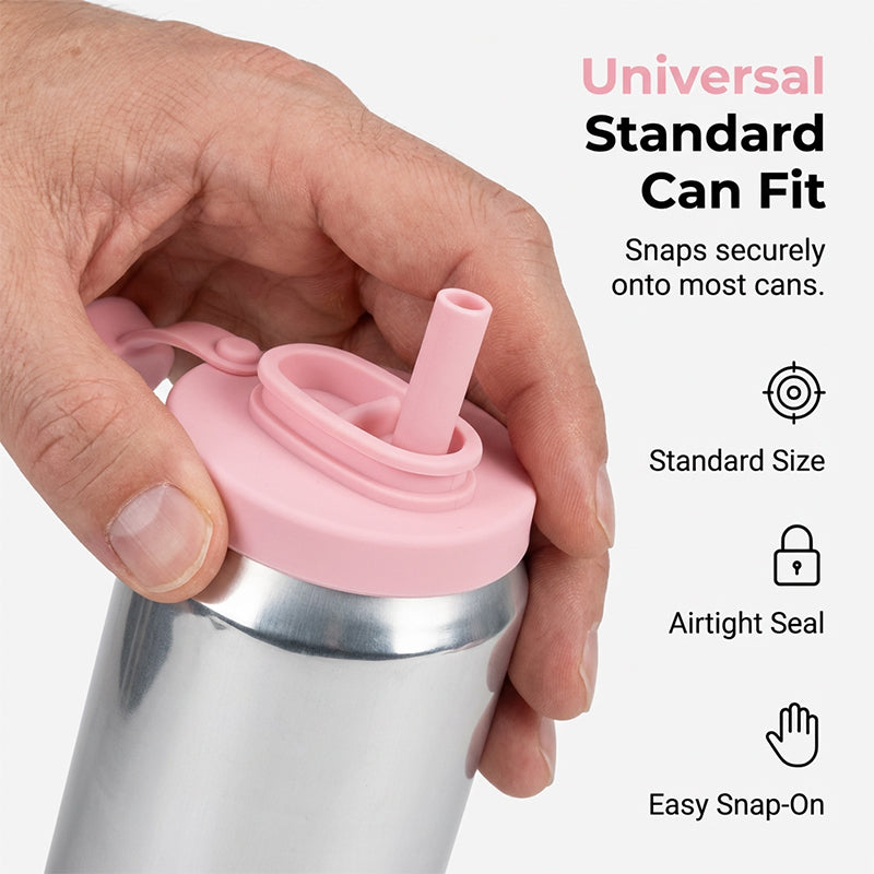Silicone Soda Can Lid Cover — Reusable Can Cap