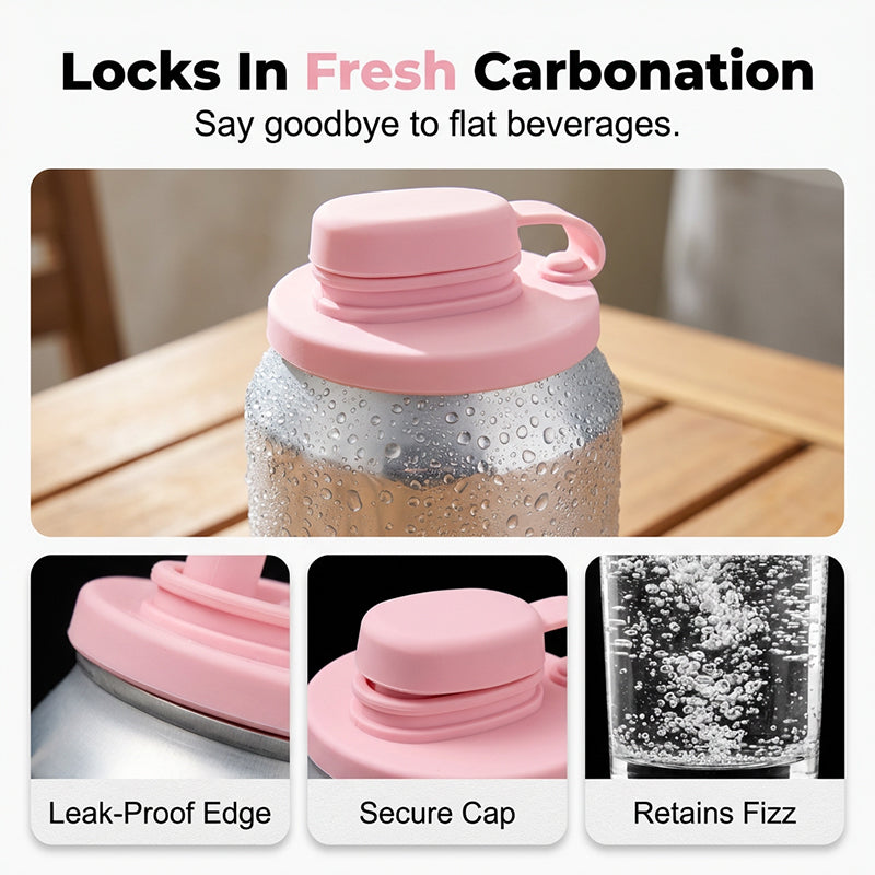 Silicone Soda Can Lid Cover — Reusable Can Cap
