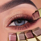 Waterproof Shimmer Two-Tone Eye Stick — Dual-Color Eyeshadow, Long-Lasting Makeup, Crease-Proof, Smudge-Proof - View 4